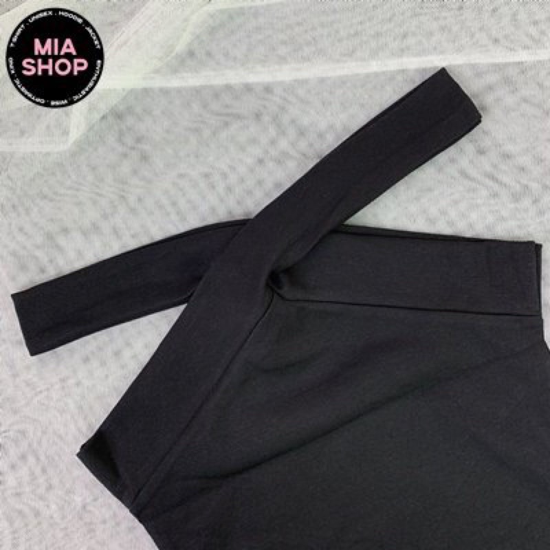 Áo thun cổ yếm sát nách MIA - Áo body nữ trơn không tay ôm body