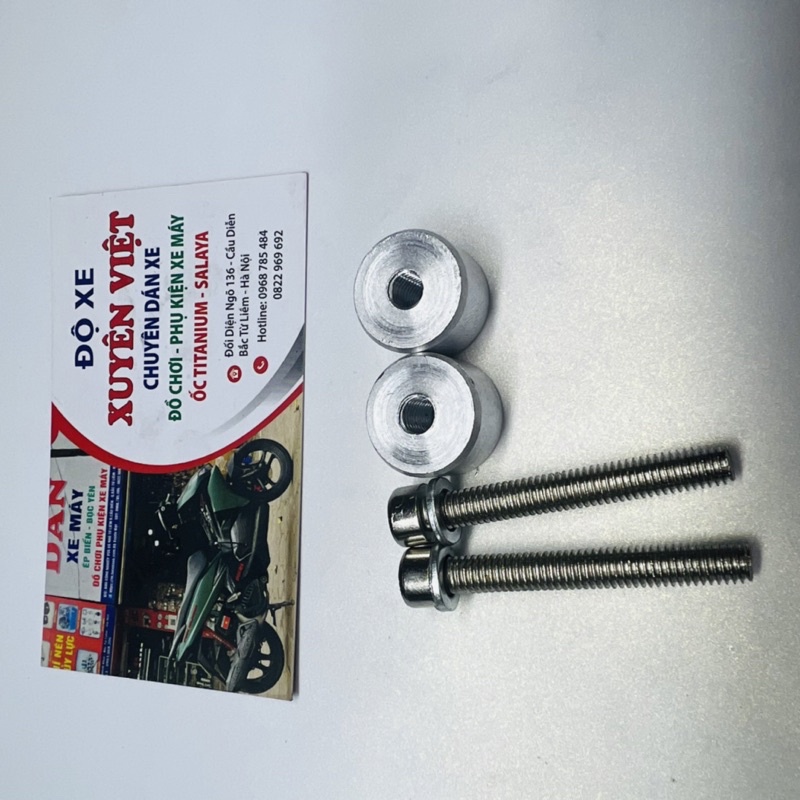 Cục ăn nhôm đóng gù xe máy, chắc chắn, tạo vị trí cố định cho gù tay lái(giá 1 cục ắc)