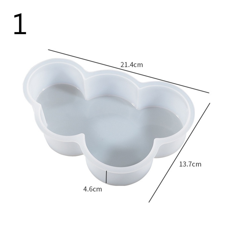 Khuôn Silicone Làm Nhựa Resin Hình Cây Thông / Mặt Trăng / Đám Mây