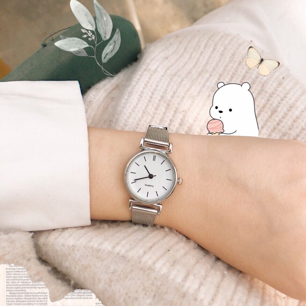 Đồng Hồ Nữ Chính Hãng SANDA TD6 Dây Thép Lưới Cao Cấp Kiểu Dáng Thời Trang Học Sinh Sinh Viên Đẹp Giá Rẻ