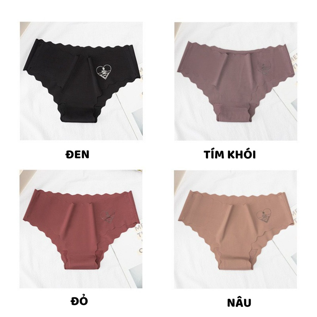 Quần Lót Nữ ❤️FREESHIP❤️ Quần Lót Nữ Đúc Su Cạp Viền Sóng không đường may mềm mại mỏng mát mã 1578