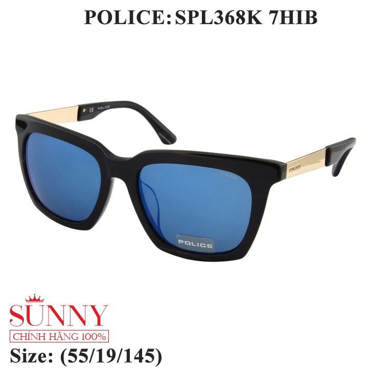 Kính mát chính hãng Police SPL368K màu sắc thời trang, thiết kế dễ đeo bảo vệ mắt