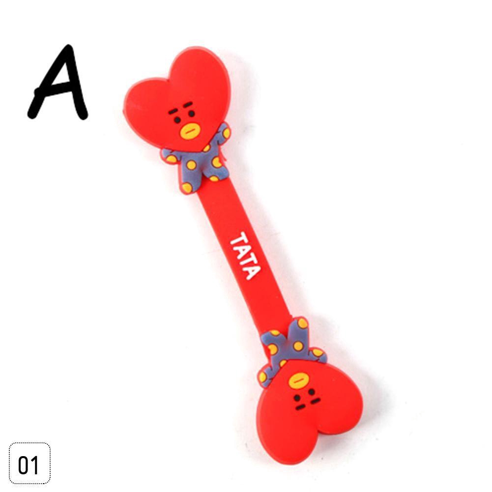 Phụ kiện kẹp quấn giữ dây cáp tai nghe USB chống rối thiết kế hoạt hình đáng yêu | BigBuy360 - bigbuy360.vn