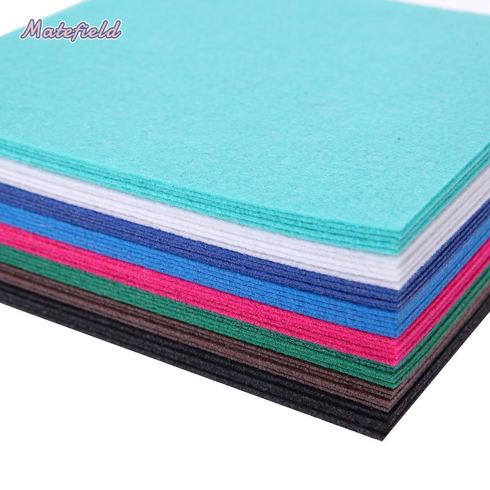 40 Miếng Vải Nỉ 10x10cm Dùng May Vá