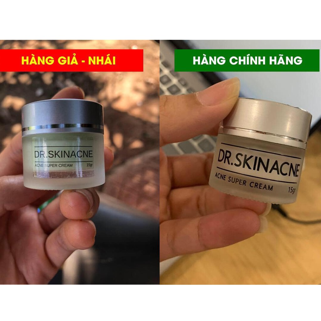 Kem Sạch Mụn DR.SKINACNE Giúp Dưỡng Trắng Da, Xóa Thâm, Liền Sẹo Cho Mọi Loại Da Không Gây Kích Ứng (15g)