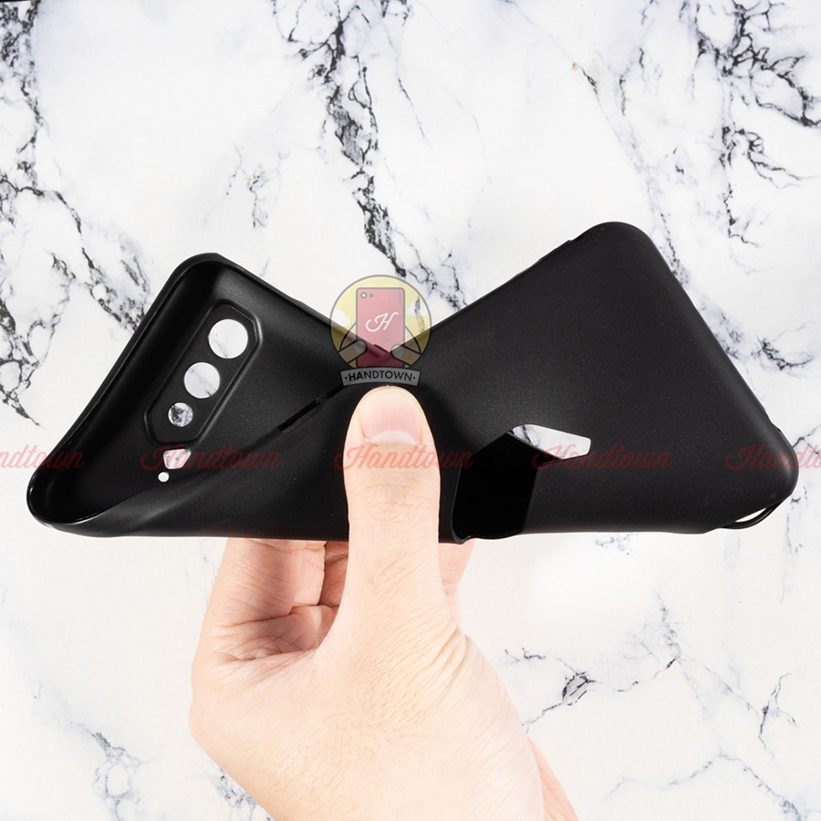 Ốp Lưng Asus Rog Phone 5S 5 Pro Ultimate 3 ZS661KS II 2 XZ660KL ZS600KL 3 Strix Edition TPU Silicon Ốp Dẻo Đen Chống Sốc