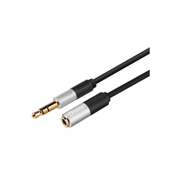 cáp âm thanh audio 3.5mm 3 ly nối dài 1.5m DTECH DT 0217