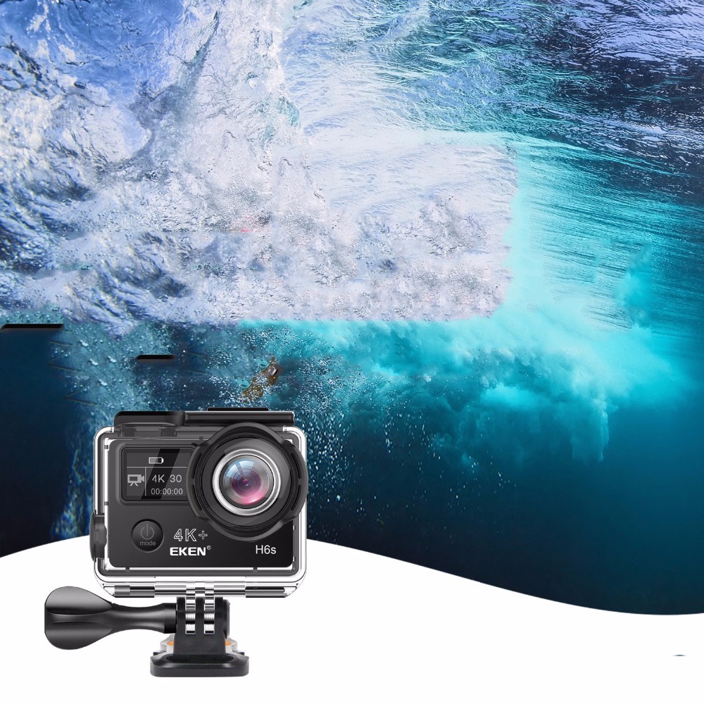 Camera hành trình Eken Ultra HD Wifi quay video 4K tặng đầy đủ bộ phụ kiện sports lắp đặt trên cả ô tô xe máy