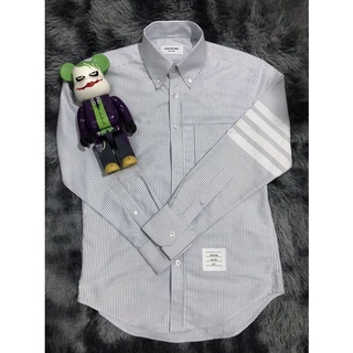 Áo sơ mi thom brown sọc viền 4 sọc trắng nhập khẩu, cao cấp