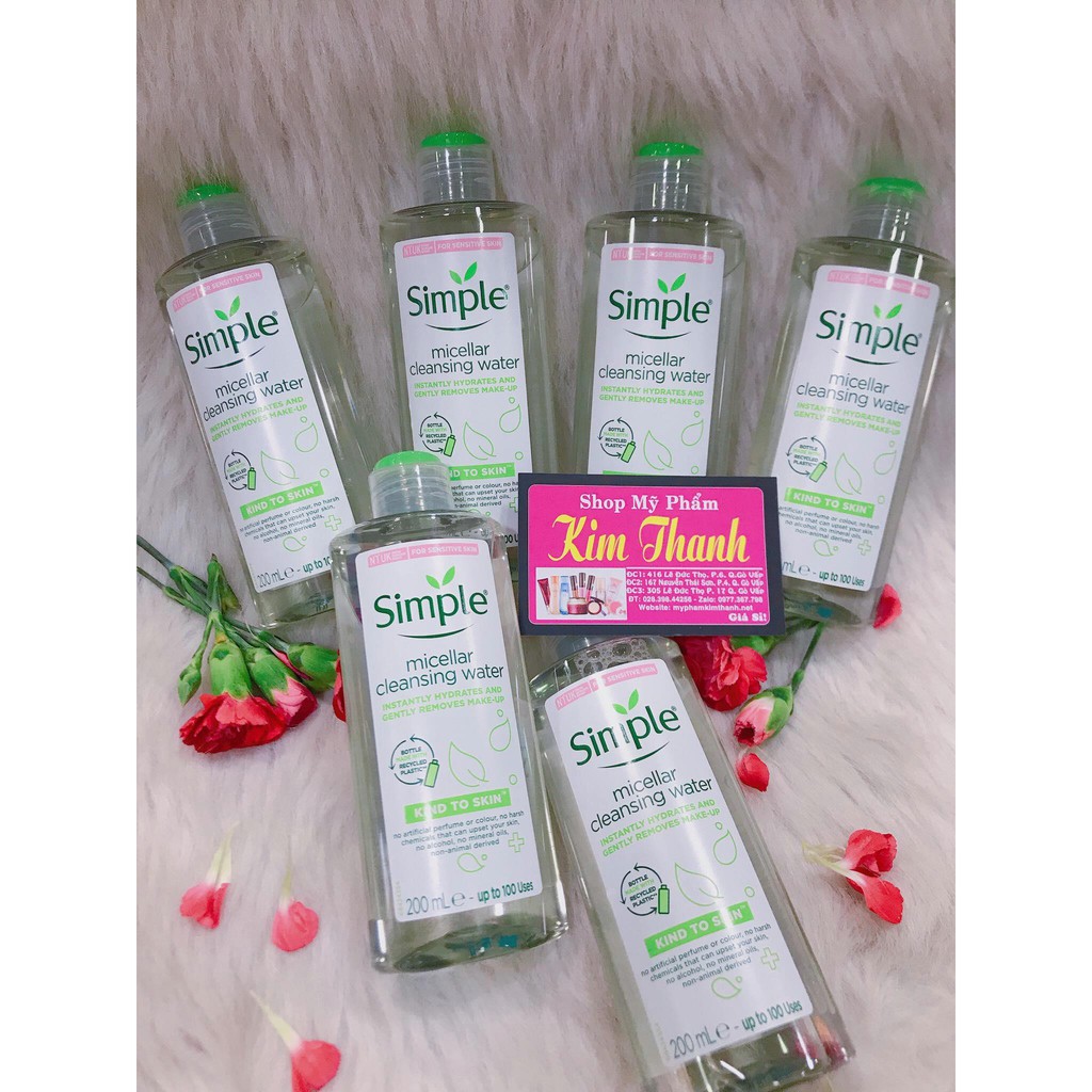 Nước Tẩy Trang Simple Kind To Skin Micellar