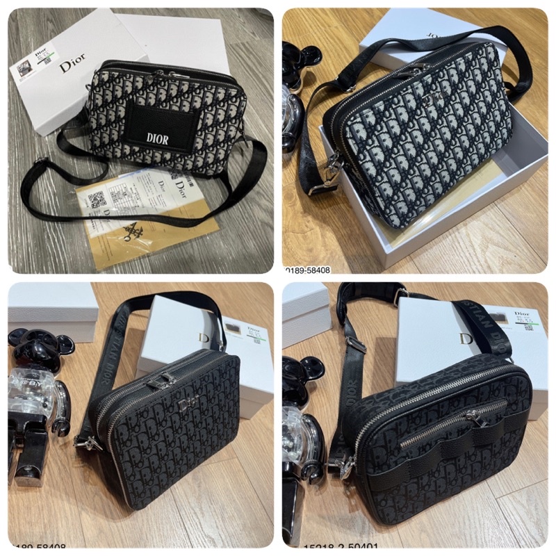 Túi Đeo Chéo Đi Ô Vân Dệt Full Box Hàng Cao Cấp - Túi Đeo Chéo Full Box Cho Nam