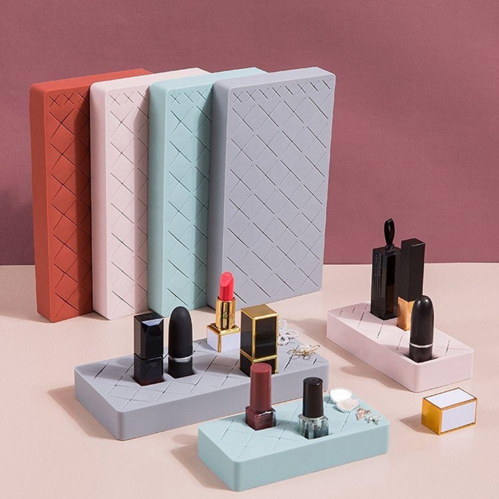 Hộp Silicone Đựng Mascara / Bút Chì Kẻ Lông Mày Để Bàn Chống Trượt Đa Năng