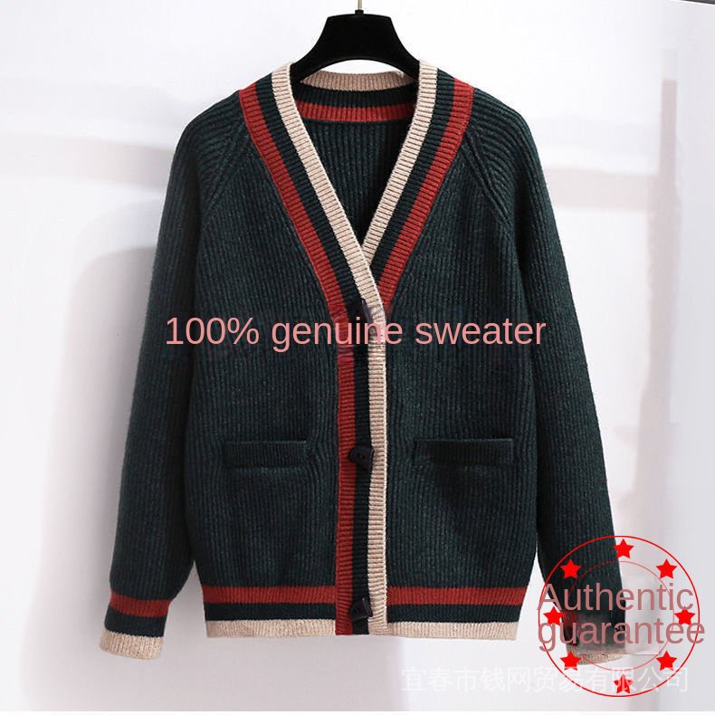 Áo khoác len mỏng dáng rộng kiểu phương Tây nhẹ nhàng và thoải mái thời trang cho nữ