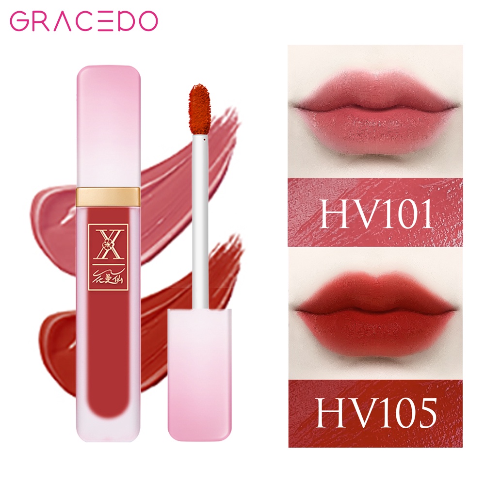 GRACEDO VIOLET FAIRY Son Môi Kiêm Phấn Má Hồng Màu Nhung Lì Lâu Trôi Không Khô Kết Cấu Đất Sét