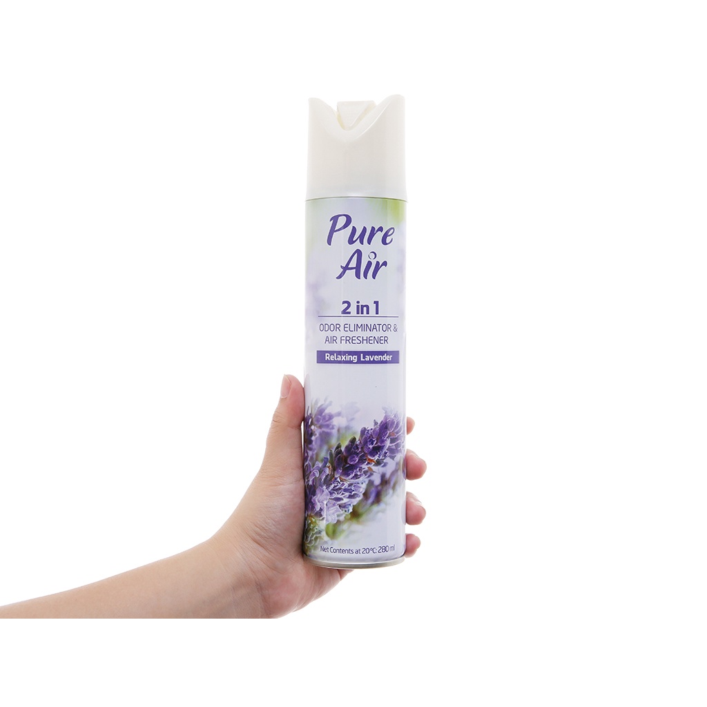 Nước hoa xịt phòng Pure Air 280ml hương nước hoa khử mùi, thơm phòng, dễ chịu - HT268
