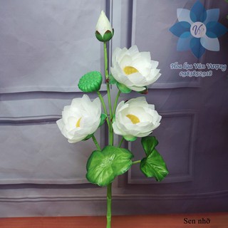 Hoa Lụa Để Bàn 🌺FREESHIP🌺 Hoa Sen Giả