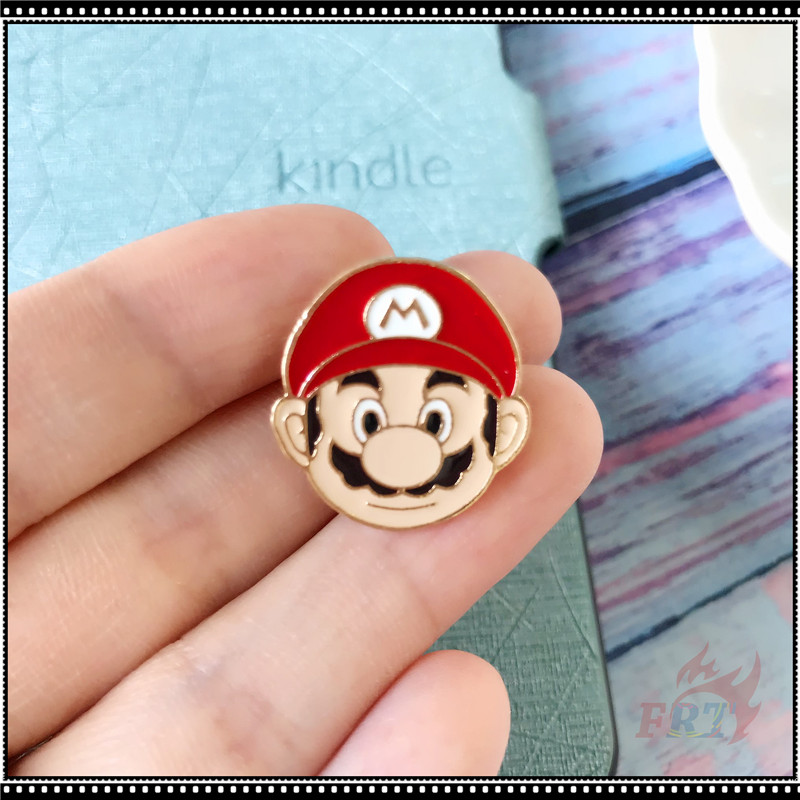 Huy hiệu cài áo NINTENDO in hình các nhân vật trong Super Mario