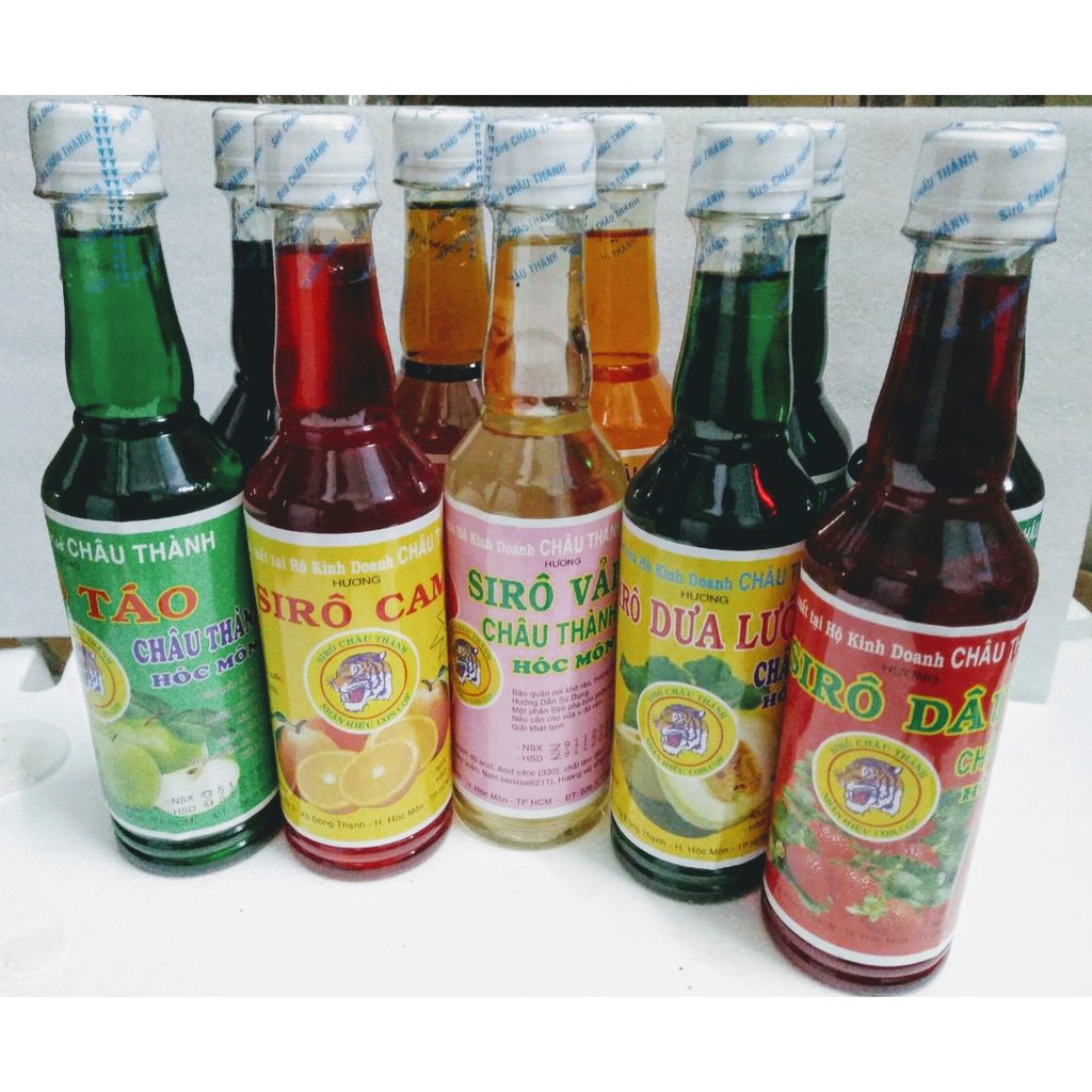 Siro hoa quả Châu Thành đủ vị 400ml