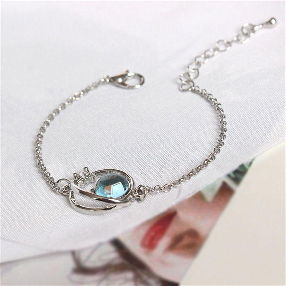 Vòng Tay Đính Hạt Charm Hình Hành Tinh Thời Trang Cho Nữ