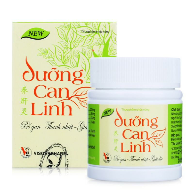 Viên uống thảo dược Dưỡng Can Linh hỗ trợ giảm mụn, mẩn ngứa