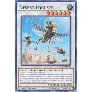 Thẻ bài Yugioh - TCG - Desert Locusts / CHIM-EN082'