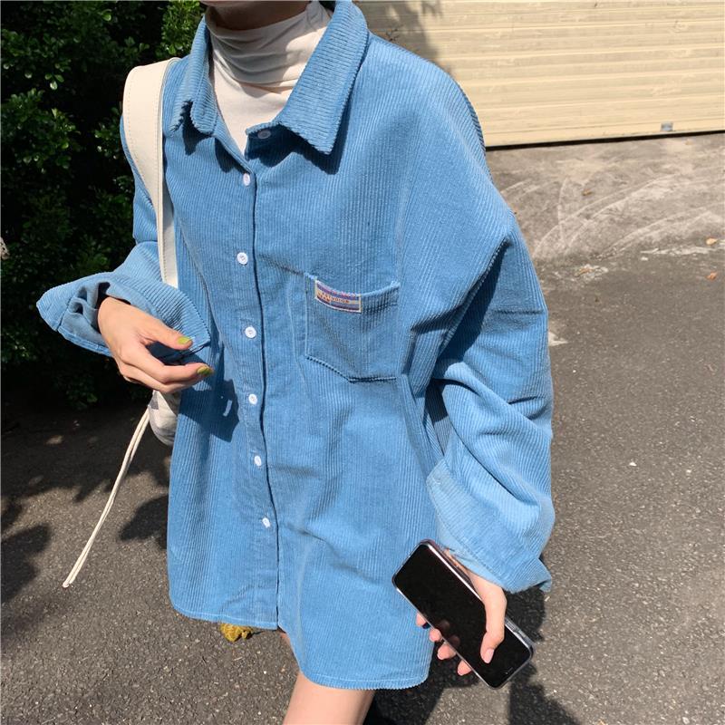 Áo khoác sơ mi tay dài thời trang dành cho nữ