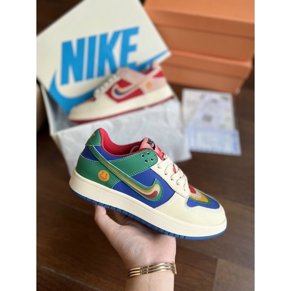 Giày thể thao sneaker Jd 7 màu, JD cầu vòng nữ bản cao cấp ảnh thật shop tự chụp