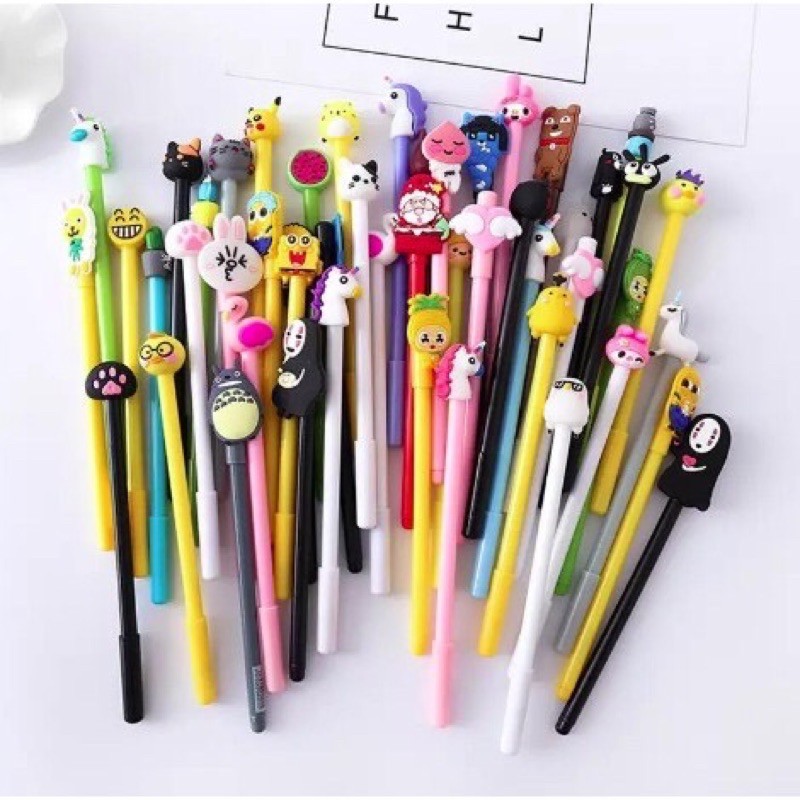 Combo 10, 20 bút bi mực nước nhiều kiểu