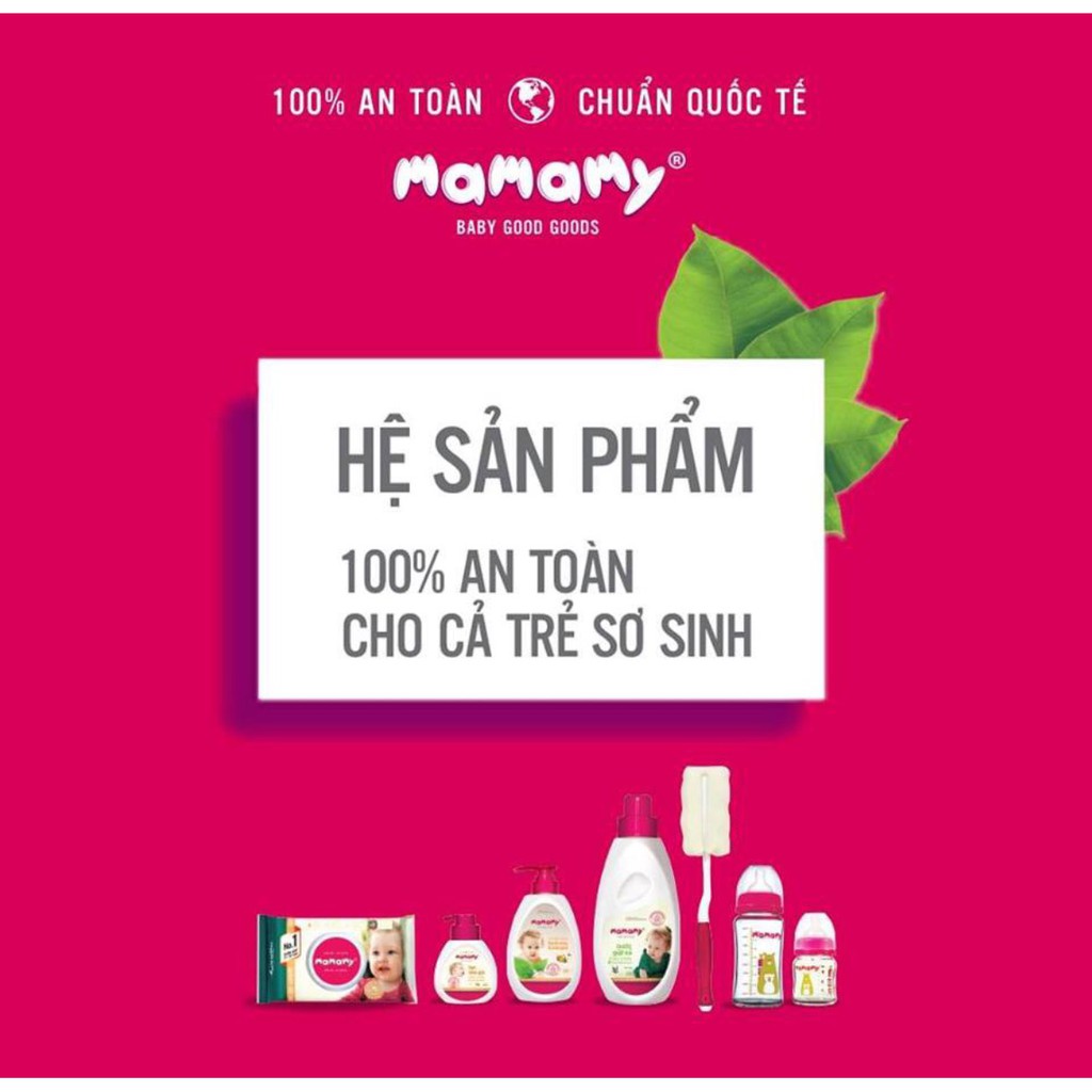 Combo 1 chai nước giặt xả Thiên Nhiên Mamamy và 1 túi bổ sung nước giặ