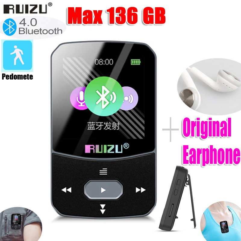 [Mã ELHACE giảm 4% đơn 300K] Máy Nghe Nhạc MP3 Bluetooth Ruizu X52 Bộ Nhớ Trong 8GB - Hàng Chính Hãng
