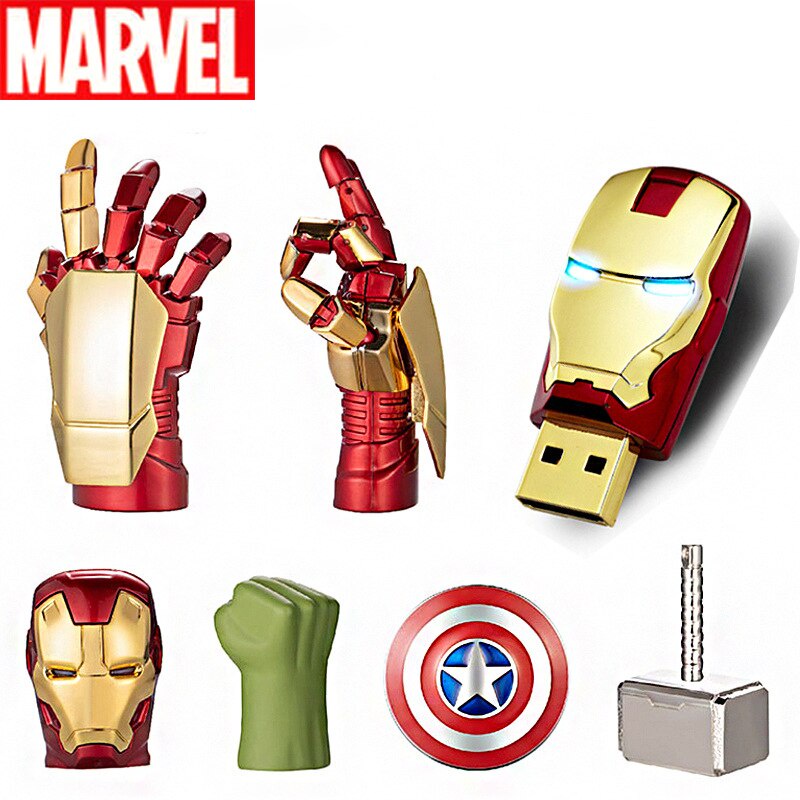 USB 2.0 dung lượng 128GB 64GB 32GB 16GB 8GB thiết kế phụ kiện của siêu anh hùng Marvel độc đáo