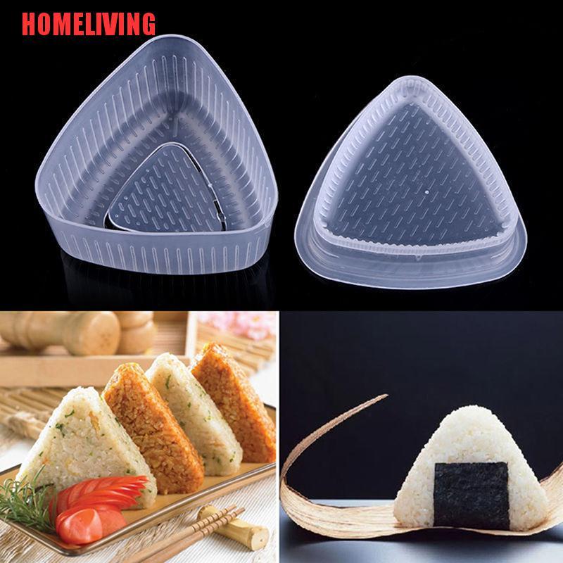 1 Bộ Khuôn Làm Cơm Nắm Hình Tam Giác Tiện Dụng