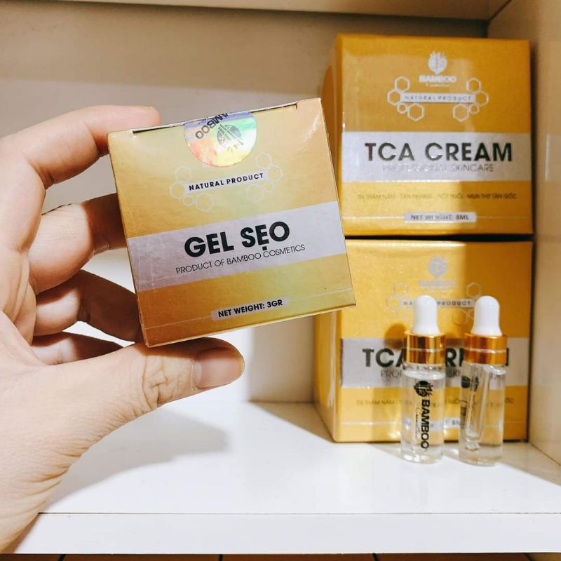 Gel sẹo Bamboo, làm liền sẹo mới- phục hồi nhanh vết thương