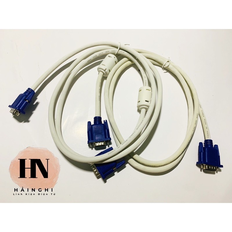 Dây VGA 2 ĐẦU ÂM OR 2 ĐẦU DƯƠNG CÓ CHỐNG NHIỄU