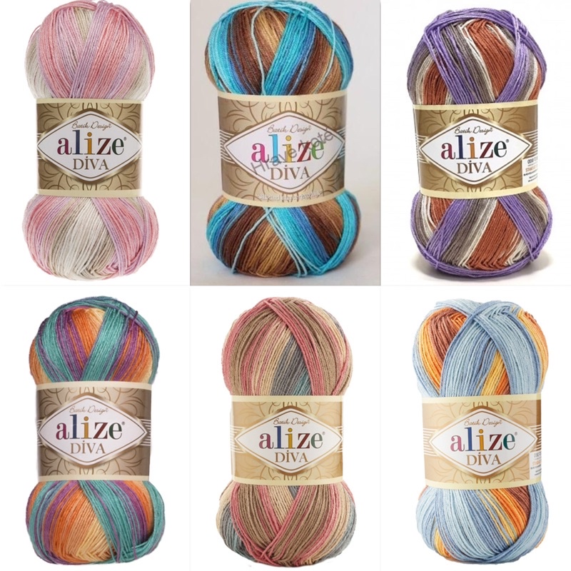 Sợi hè Alize Diva Batik (cuộn 100gr)