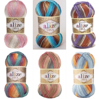 Sợi hè Alize Diva Batik (cuộn 100gr)