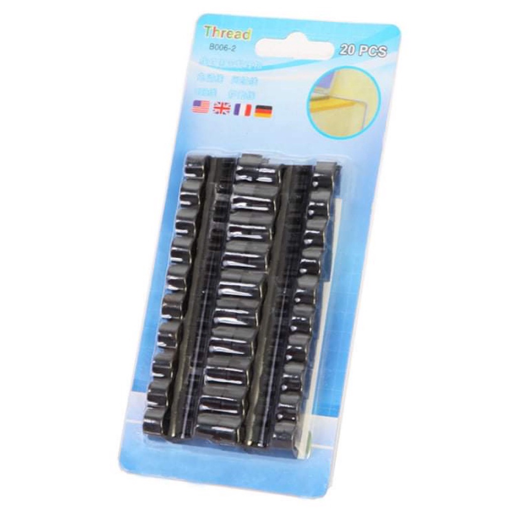 Set 20 cái Nẹp kẹp cố định dây điện, giữ dây điện gọn gàng, ngăn nắp
