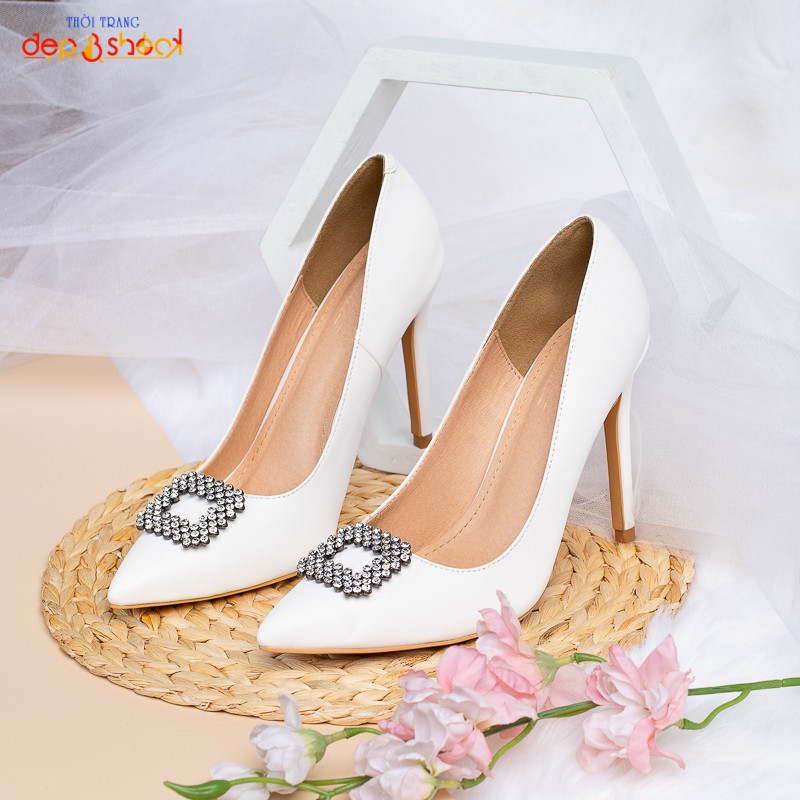 Giày cao gót 11p da mờ thời trang sang trọng nổi bật size 34 đến 40