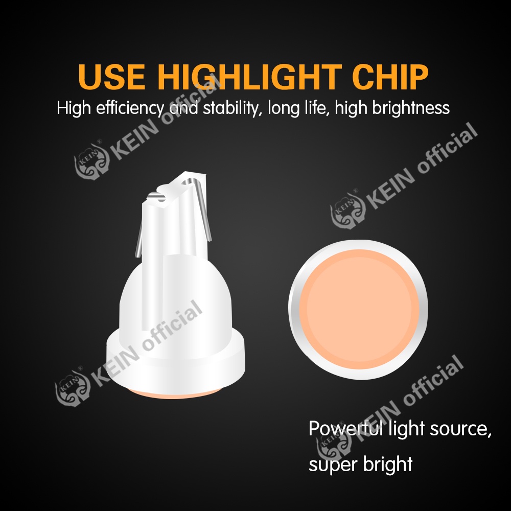 Đèn Led T10 W5W COB 194 168 501 Gắn Bảng Điều Khiển Cho Xe Hơi