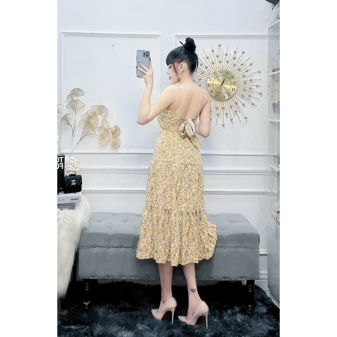 [HCM] Đầm maxi hoa đi biển cho mùa hè thời trang trẻ trung hot hit cho các nàng KME FASHION