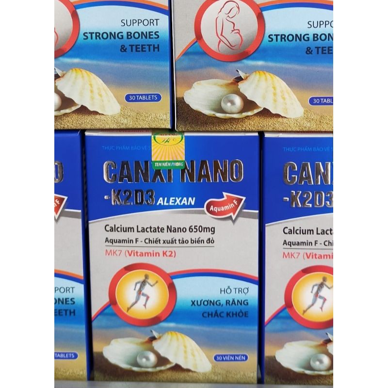 Canxi Nano K2_D3 ALEXAN_ Canxi cho cả gia đình.