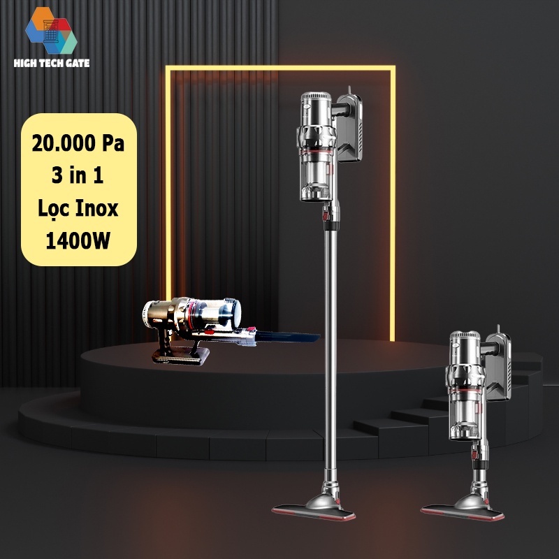 Máy Hút Bụi Cầm Tay Wvc86 Gia Đình Đa Năng 3 In 1 Công Nghệ Lốc Xoáy Hút Siêu Mạnh 20000pa, Lõi Lọc Inox Bền Bỉ 5 Lớp