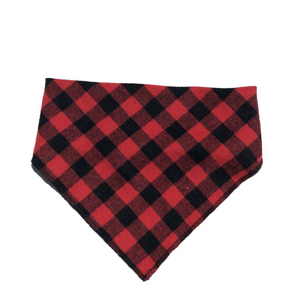 Daphs Khăn Quàng Cổ Tam Giác Vải Cotton Kẻ Ô Lưới Phong Cách Scottish Làm Quà Sinh Nhật Kerchief Cho