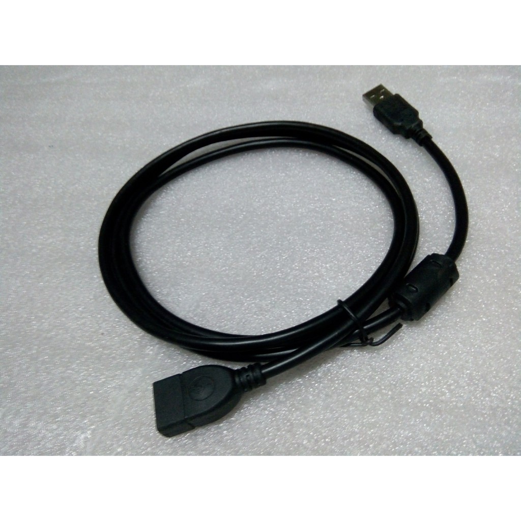 Dây cáp USB nối dài 1,5m đen