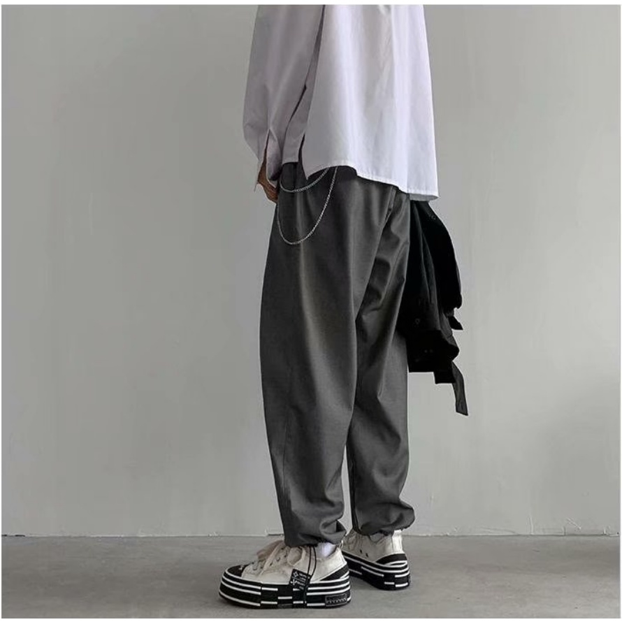 Quần Dây Rút Form Rộng Màu Sắc Đơn Giản Cho Nam