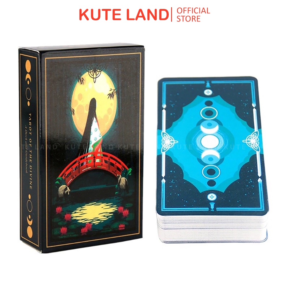 [Size Gốc] Bài Tarot Of The Divine 78 Lá 7x12 Cm Bài Tặng Đá Thanh Tẩy S48