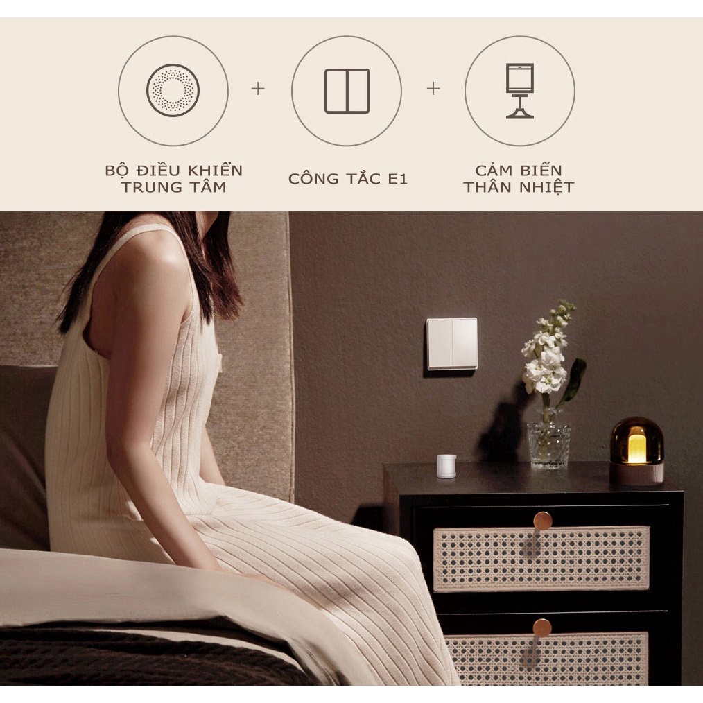 Công tắc âm tường thông minh Aqara E1