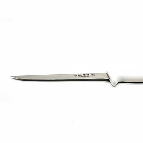 Dao Lóc Xương Cutlery-Pro Lưỡi Thẳng Cán Trắng 203Mm