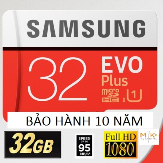 {Chính Hãng} Thẻ nhớ Samsung Evo Plus 32G 95M/s | BigBuy360 - bigbuy360.vn