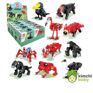 Đồ chơi xếp hình Lego Enlighten 2103 10 mô hình động vật
